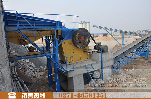 江蘇時產200噸石灰石制砂