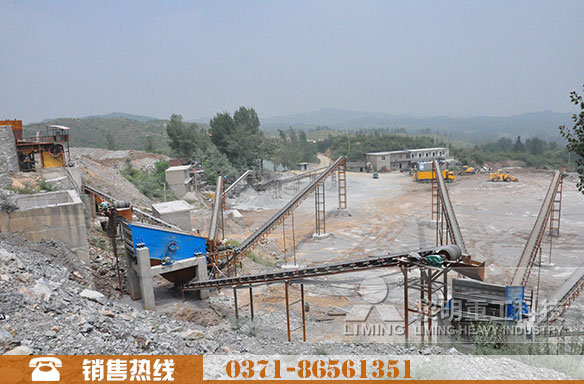 河北時產500噸碎石生產線