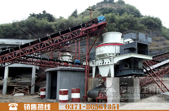 山西制沙生產(chǎn)線現(xiàn)場(chǎng)