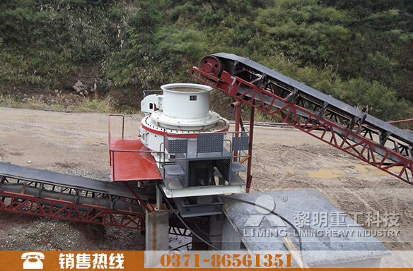 山西制砂生產(chǎn)線現(xiàn)場(chǎng)