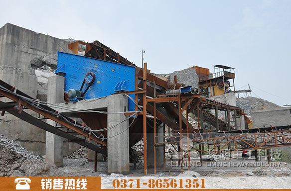 湖北砂石生產(chǎn)線現(xiàn)場